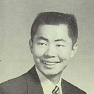 George Takei in his high school uniform.